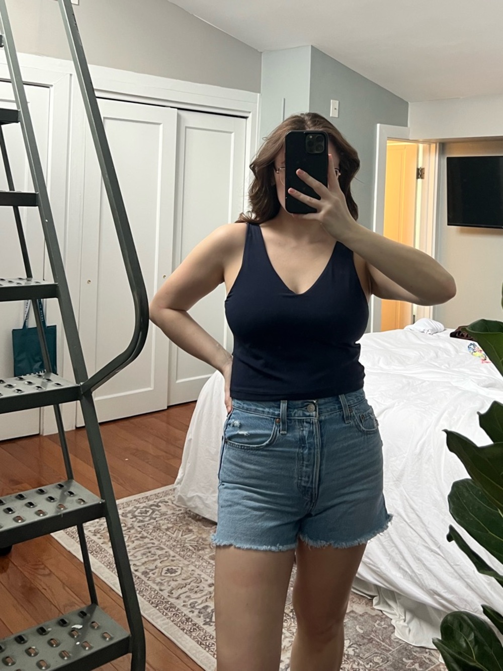 Athleta Navy Tank
